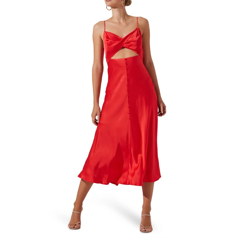 ASTR The Label Farida Midi Slipdress